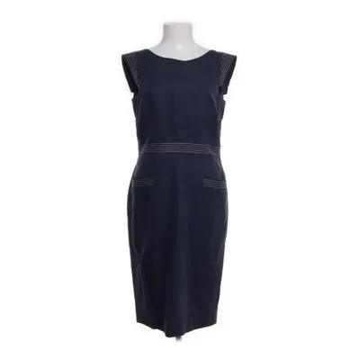 Dress (Blue) from Jaeger Cotton, Linen, Viscose