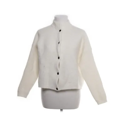 Kofta (Vit) från Gestuz Alpackaull, Elastan, Ull, Återvunnen polyester