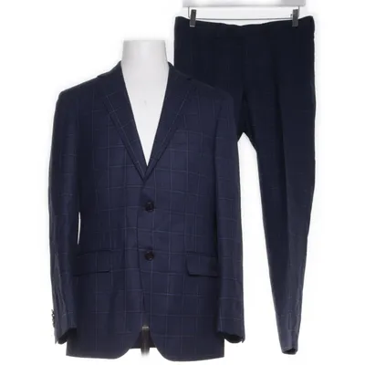 Pak (Blauw) van Suitsupply Polyester, Cupro, Viscose, Wol