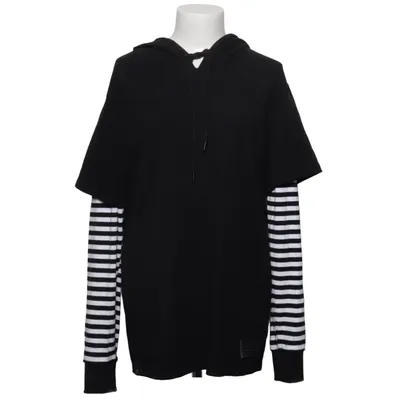 Capuchon sweater (Zwart, Wit) van Killstar Katoen, Elastaan