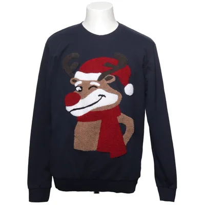 Christmas sweater (Blue, Multicolored) from Carry Cotton, Elastane, Polyester