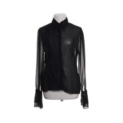 Skjorte (Sort) fra Mango Polyester