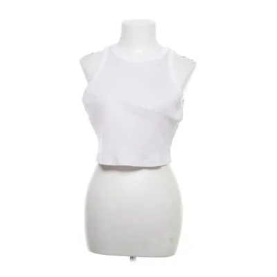 Tanktop (Wit) van Uniqlo Katoen, Elastaan, Polyester