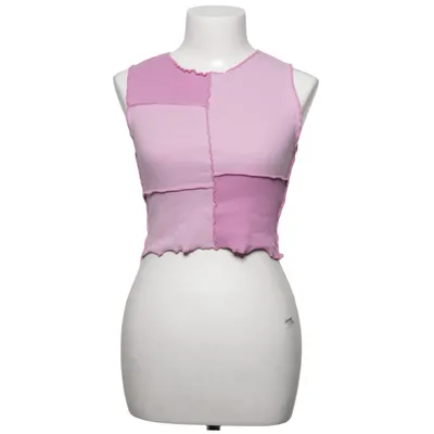 Top (Pink, Flerfarvet) fra Pacific Republic Pull & Bear Bomuld, Elastan