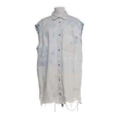 Gilet (Blauw) van Denim Katoen
