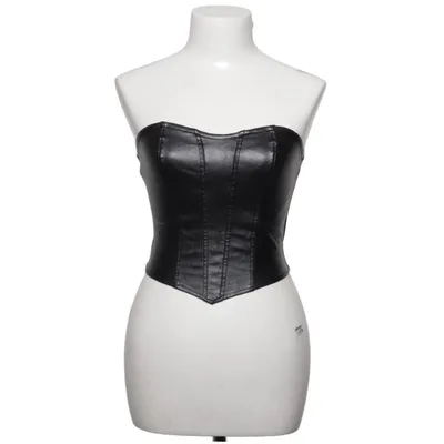 Tube top (Zwart) van Shein Polyurethaan