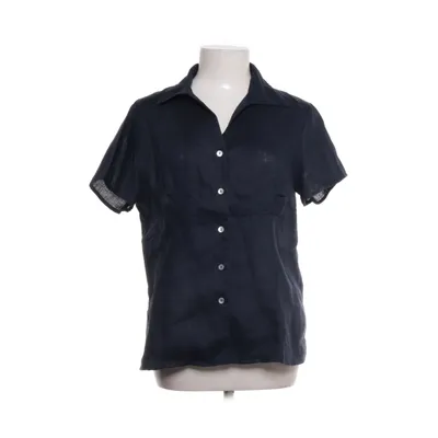 Short sleeve shirt (Black) from Newhouse Linen