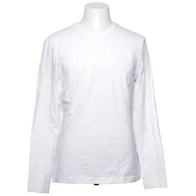T-shirt à manches longues (Crewneck Slim Fit) de H&M Coton, Élasthane