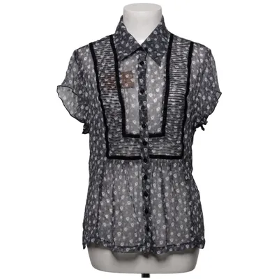 Blouse (Zwart, Wit) van Blanc Nature