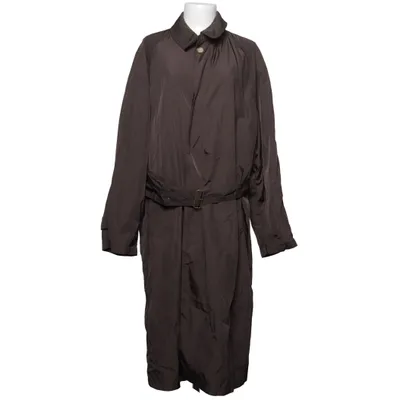 Manteau (Marron) de Luca D'Altieri Coton, Polyamide, Polyester, Viscose