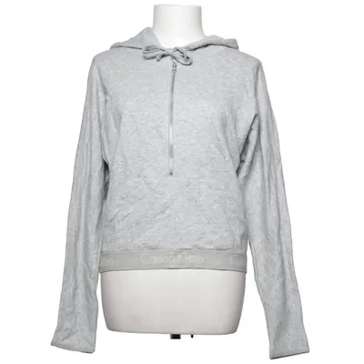 Capuchon sweater (Grijs) van Calvin Klein Sleepwear Katoen