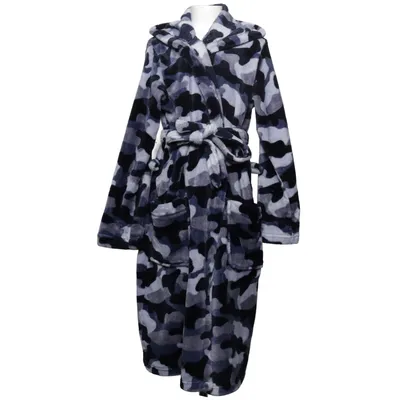 Bathrobe (Blue, Gray, Black) from KappAhl