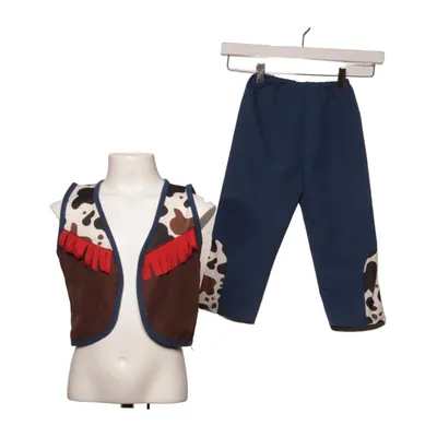 Fancy dress (Blue, Brown, White) from Party Mix Polyester