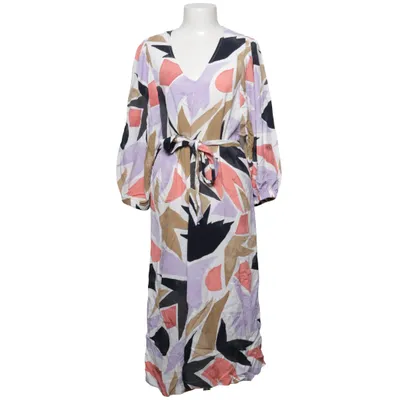 Dress (White, Multicolored) from Lindex Viscose