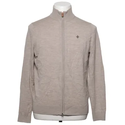 Cardigan (Beige) van Morris Merinowol