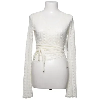 Cardigan cache-cœur (Blanc) de Venderby's Élasthane, Polyamide
