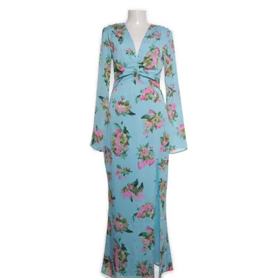 Långklänning (Blå, Flerfärgad) från Adoore Polyester
