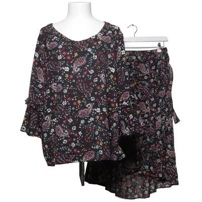 Set (Svart, Flerfärgad) från Ms Mode Elastan, Polyester