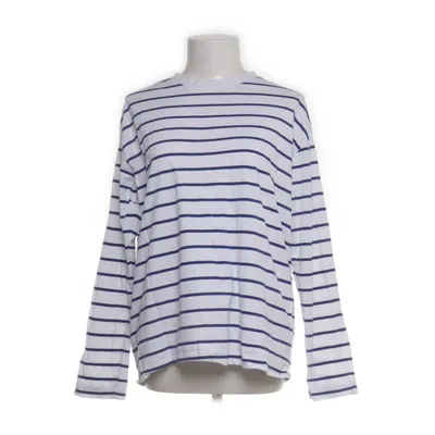 Long sleeve T-shirt (Blue, White) from Arket Cotton, Elastane