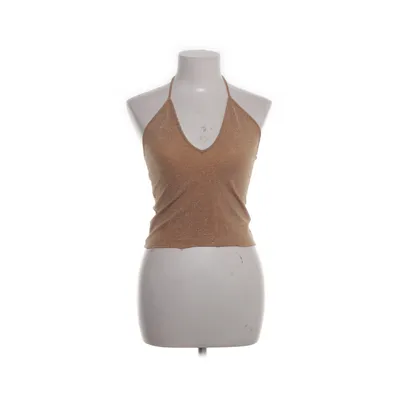 Halter neck top (Beige, Gold) from Phard Acetate, Elastane, Polyamide, Polyester