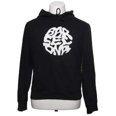 Capuchon sweater (Zwart) van Barcelona Organisch katoen, Gerecycled polyester