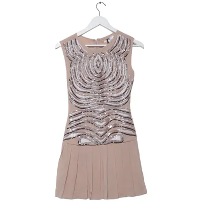 Cocktailklänning (Beige, Silverfärgad, Svart) från True Decadence Polyester