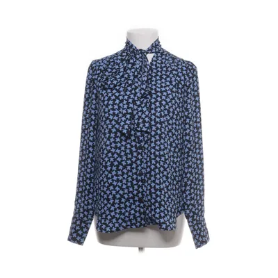 Strikblouse (Blauw, Zwart, Meerkleurig) van Carin Wester