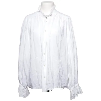 Bluse (Hvid) fra H&M Bomuld, Viscose