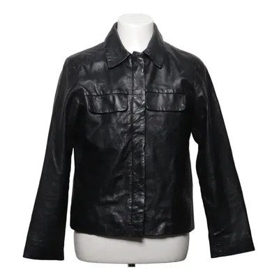 Leather jacket (Black) from Leather Style Leather, Viscose