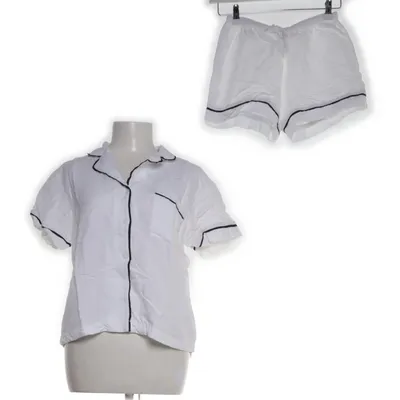 Pyjama (Wit) van H&M Linnen, Viscose