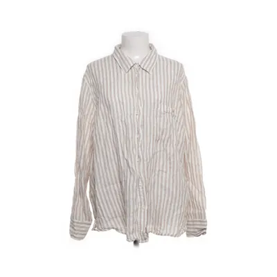 Shirt (Beige, Wit) van H&M Premium Quality Linnen