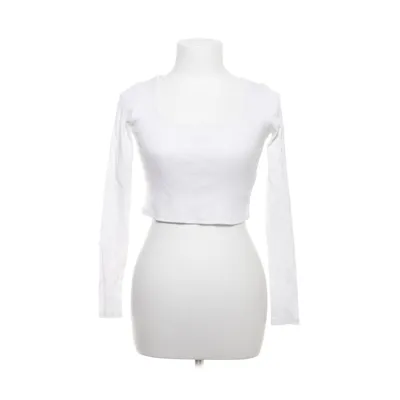 Crop top (Wit) van Extyn Katoen, Elastaan