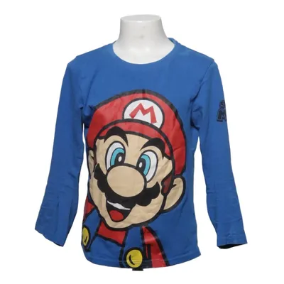 Långärmad t-shirt (Blå) från Super Mario Bomull