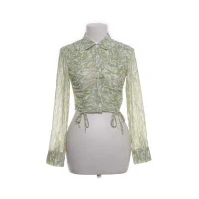 Shirt (Groen, Wit) van Princess Polly Polyester