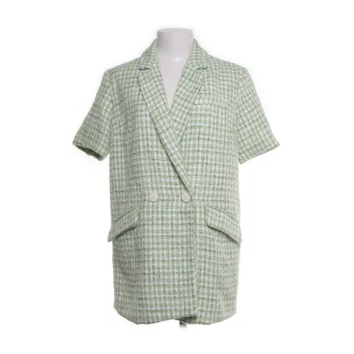 Blazer (Grøn, Hvid) fra Stradivarius