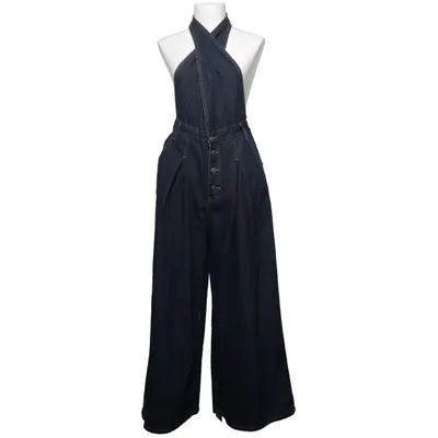 Hängselbyxor (Blå) från Dazy Bomull, Polyester, Viskos