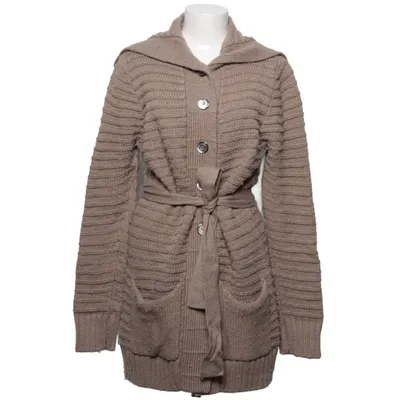 Cardigan (Beige) from Dear Cashmere Cashmere, Polyamide, Silk, Wool