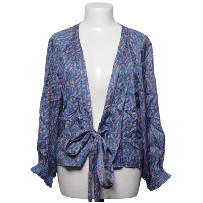 Blouse portefeuille (Bleu, Beige) de Rodebjer Viscose
