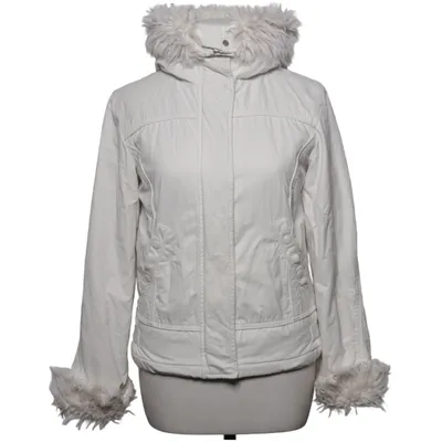Vinterjakke (Hvid) fra Topshop Moto Akryl, Bomuld, Polyamid, Polyester