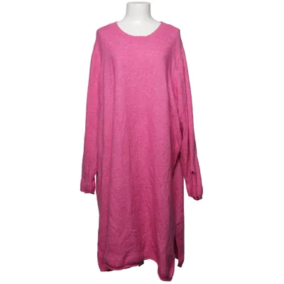 Dress (Pink) from Zizzi Acrylic, Polyamide, Recycled polyester, Wool