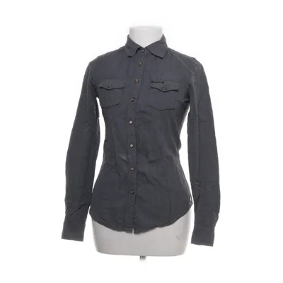 Shirt (Gray) from Maison Scotch Cotton, Leather