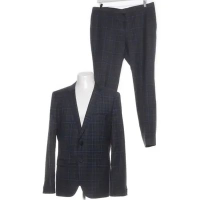 Suit (Gray, Blue) from Hugo Boss Acetate, Cupro, Viscose, Wool