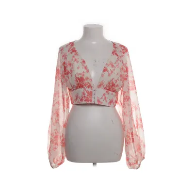 Top (Beige, Red) from Saint Genies Elastane, Polyester