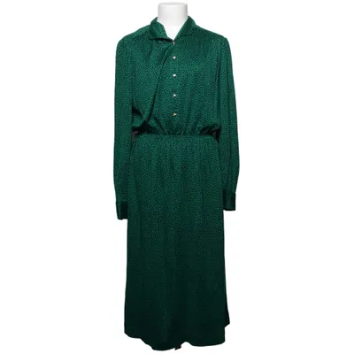 Robe longue (Vert, Noir) de Devernois Acrylique
