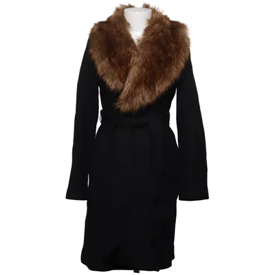 Frakke (Sort) fra Zara Woman Viscose