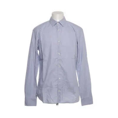Shirt (Blauw, Wit) van Riley Katoen