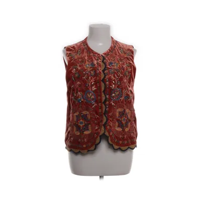 Vest (Red, Multicolored) from Brach Brach Cotton, Polyester