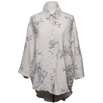 Bluse (Beige, Blå) fra Pepper Viscose