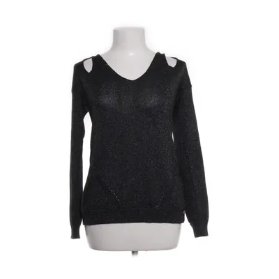 Top (Zwart, Zilver) van Rich & Royal Viscose, Polyester