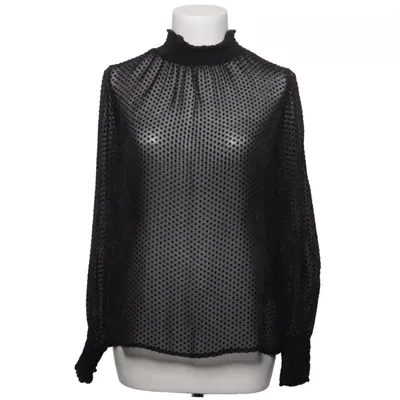 Blouse (Noir) de Hallhuber Soie, Viscose